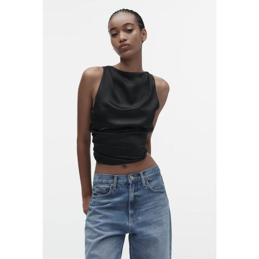 Women Vest Sexy Backless Temperament