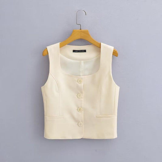 Women Vest Short Vest Coat