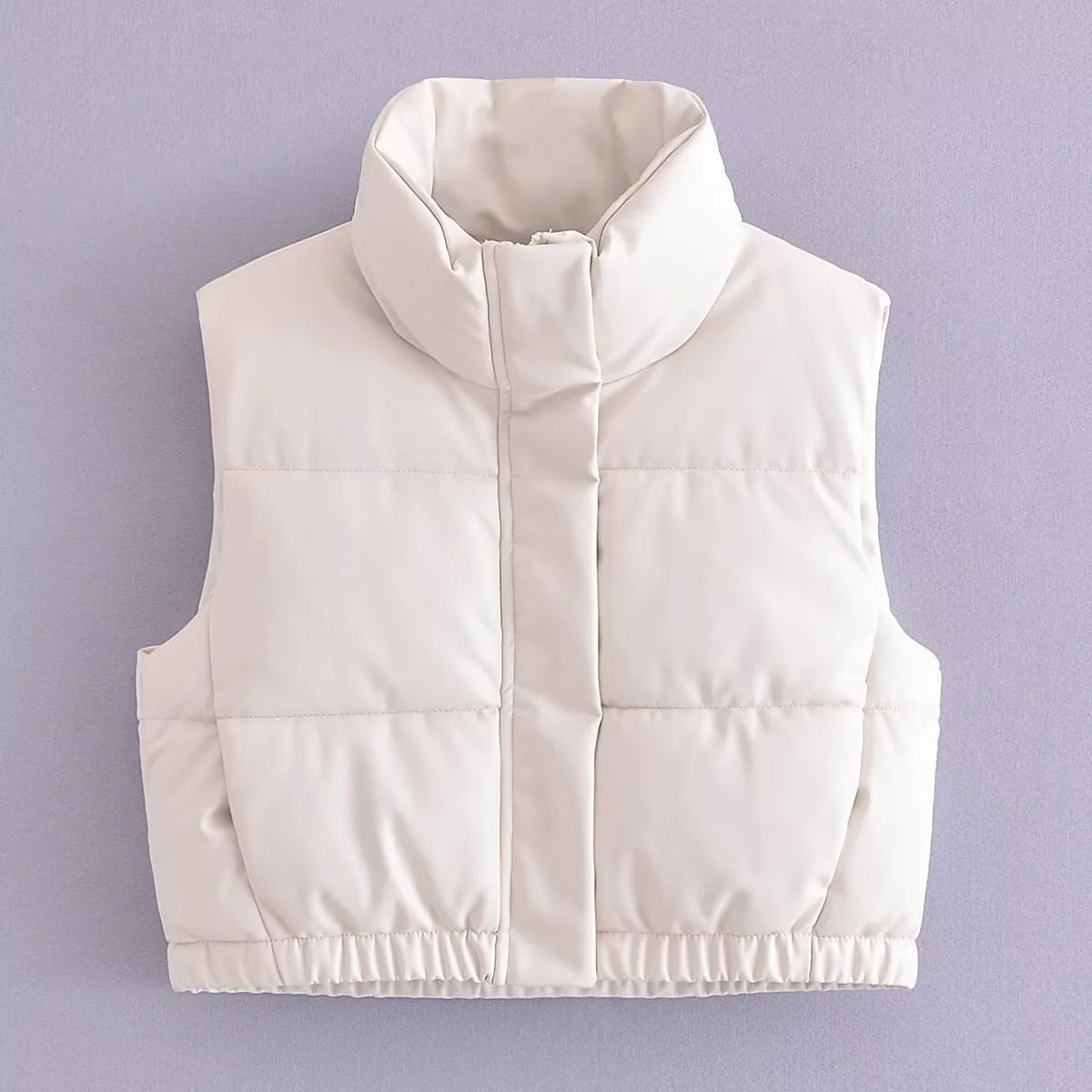 Women Vest PU Leather Vest Fashion Camisole