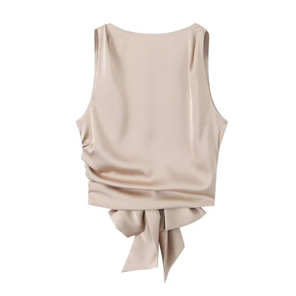 Women Vest Sexy Backless Temperament