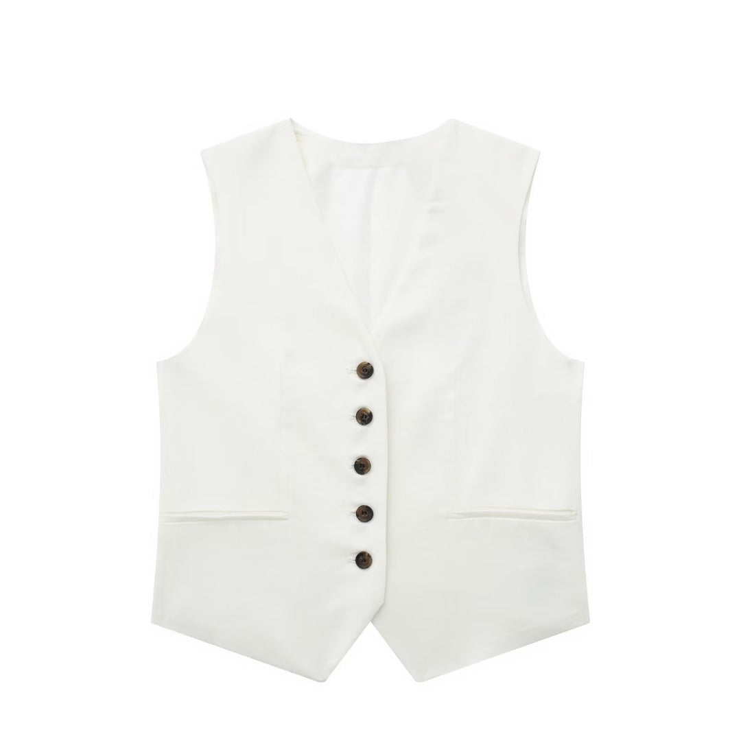 Women Vest Shorts With Suit