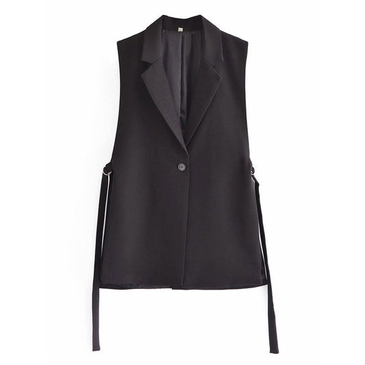 Women Vest Stylish Graceful Simple Suit Vest