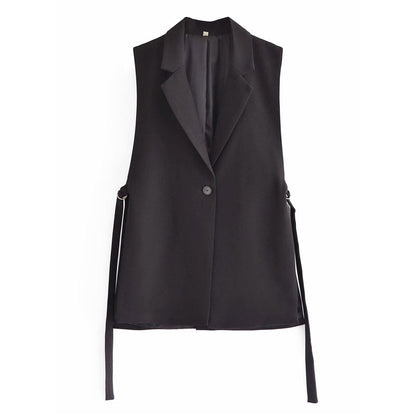 Women Vest Stylish Graceful Simple Suit Vest